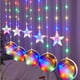 thumbnail image 3 of 2023 LED Hilo De Cuero Pintado starlight Cortina Luz Musulmana Decoración Luna Castillo Cadena De Navidad Halloween Vacaciones Atmósfera st, 3 of 4