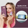 thumbnail image 5 of Tianyeda for XiaoMi RedMi Note 15 PRO 5G Wallet case Phone Cover with RFID Blocking Credit Card Holder Flip Book For Women Purple, 5 of 5