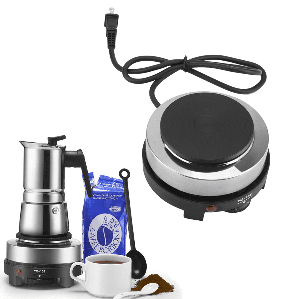 IFCOW Mini Electric Heater Stove, 500W 5.6 Inch Round Hot Plate Countertop Burner For Ceramic Glass Kettle Single Plate Cooktop