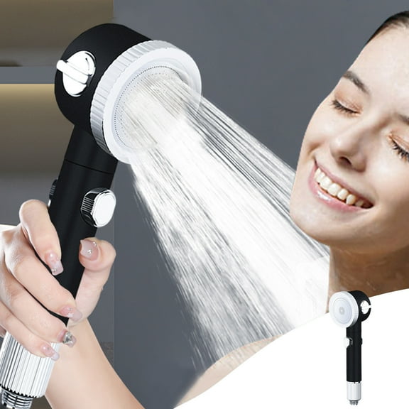 High-Pressure Handheld Showerhead, Carbon Filter Shower Head, Hard Water Softener Filtered Shower, 3 Spray Modes Handheld Shower, For Elderly Children, Easy To Install Shower