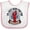 White and Pink, variant on Inktastic Maine Just Here for the Lobster Boys or Girls Baby Bib