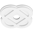 thumbnail image 2 of 10"OD x 2"ID x 4"C x 1"P Charlotte Architectural Grade PVC Contemporary Ceiling Medallion, 2 of 11