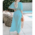 thumbnail image 3 of Bsubseach Women Swimsuit Cover up Swimwear Kimono Short Sleeve Beach Cardigan Long Summer Dress, 3 of 6