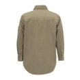 thumbnail image 2 of BOCOMAL FR Camisas para hombres 6.25 oz Camisa ligera de soldadura resistente a las llamas Camisa ignífuga de color caqui para hombres, 2 of 5