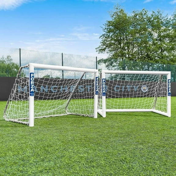 FORZA Alu80 Training Target Soccer Goal – Fixed or Folding [Multiple Sizes Available] – Durable Aluminium, Weatherproof & Scratch-Resistant Soccer Target Goal