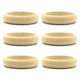 thumbnail image 1 of 3 6 pulseras redondas de madera lisa natural sin terminar de 68 mm (2,68 pulgadas), 1 of 4