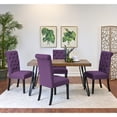 thumbnail image 2 of 5 Dining : Rustic Hairpin Tabletop, 4 Comfortable Chairs, Seats Compilation: Rectangular Metal Table,, 2 of 6