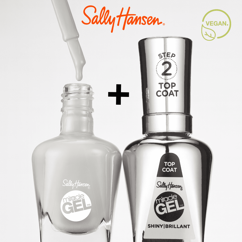 Sally Hansen Miracle Gel® Cozy Chic Collection, Nail Polish, Cuddle Puddle, 0.5 fl oz, No UV Lamp Needed, Vegan