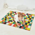 thumbnail image 2 of Rainbow Checkered Pattern Blanket,Comfortable Soft Flannel Throw Blanket,All Season,Warm Lightweight Blankets for Sofa Bed Couch Living Room Chair,30"x40", 2 of 4
