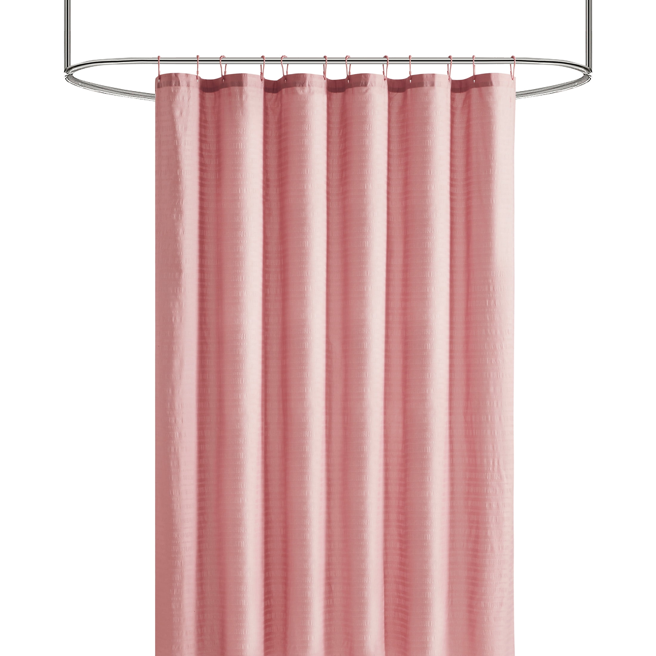 Mainstays 15-Piece Embossed Stripe Bath Accessory Set, Pink
