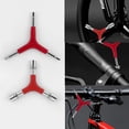 thumbnail image 5 of 3 Way Wrench Portable Lightweight Steel Chrome Plating, Y-Type Inner Hexagon Spanner Y-Type Socket Wrench for Bicycle Cycling Repair Hardware Multitool Kit, 5 of 5