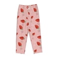 thumbnail image 4 of Goofa Strawberry Printed Soft Pajama Pants for Women, Wide Leg Comfy Casual Lounge Yoga Pants-Medium, 4 of 9