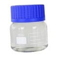thumbnail image 1 of Botellas de reactivos, botella de medios, botellas de muestras científicas redondas transparentes, botellas de almacenamiento de líquidos para laboratorios, almacenamiento en casa 250ml, 1 of 8