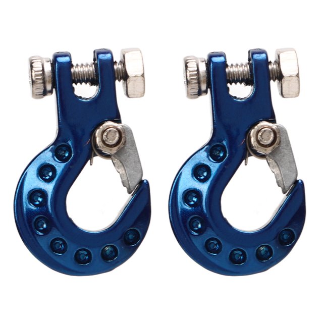 RC Trailer Hook, Easy Installation RC Climbing Car Hook For 1/10 Remote Control Cars Red,Blue,Black