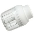 thumbnail image 3 of Picadora de ajo eléctrica inalámbrica con carga USB, 3 cuchillas, para condimentos, carnes y suplementos alimenticios, color blanco, 3 of 13