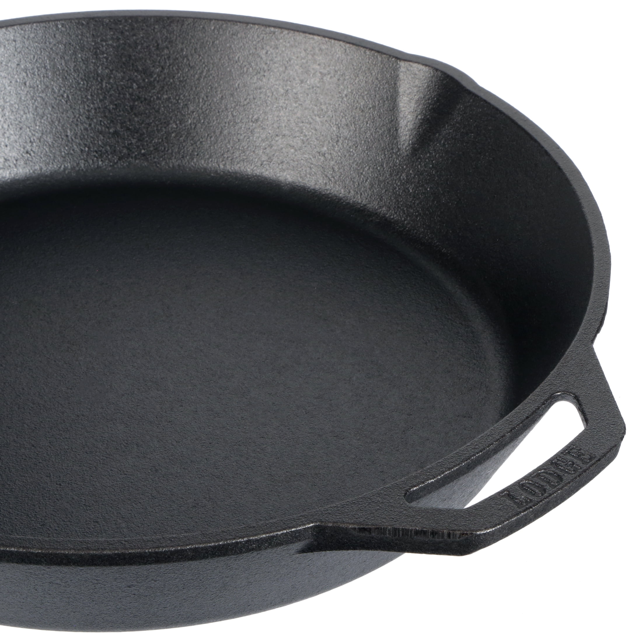 Lodge Cast Iron 13.75-Inch Cast Iron Skillet, Black, Carbon Steel Pan, Oven  Safe, Seasoned, Multi-Purpose Cooking Tool in the Cooking Pans & Skillets  department at