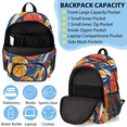 thumbnail image 5 of Herdesigns Basketball Backpack with Lunch Box Sports Theme Lightweight Large Travel Work Laptop Backpacks Set Casual Daypacks, 5 of 8