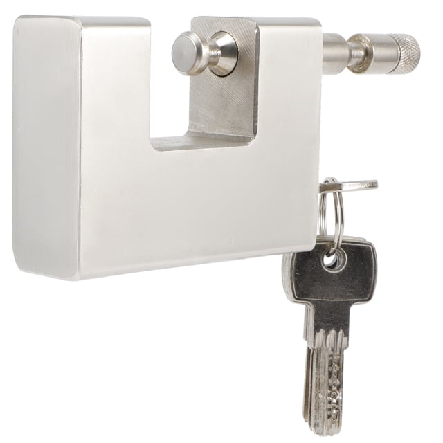High Security , Pick-Proof Lock Door Lock Equipped With 5 Keys Anti-saw Heavy Duty Lock, For Warehouses Garages Logistics Trailers