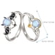 thumbnail image 3 of 2pcs pareja anillos Angel y diablo anillos de juego de anillo de San Valentín regalo de San Valentín, 3 of 5