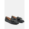 thumbnail image 2 of Dewdrops Embellished Casual Bow Loafers, 2 of 9