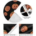 thumbnail image 2 of GZHJMY Halloween Tree Skirt Pumpkin Xmas Tree Skirt Floor Door Round Mat Decorations for Holiday Party Home Christmas Day Ornaments, 47.2", 2 of 6