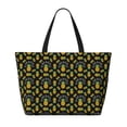 thumbnail image 2 of Sigee Pineapple Print Extra Large Waterproof Beach Travel Bag with Zipper - Durable and Versatile for Vacation, Gym, and Daily Use, 2 of 7