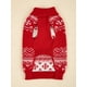 thumbnail image 4 of PETSIN Autumn And Winter Reindeer Snowflake Pattern Warm Dog Sweater, 4 of 4
