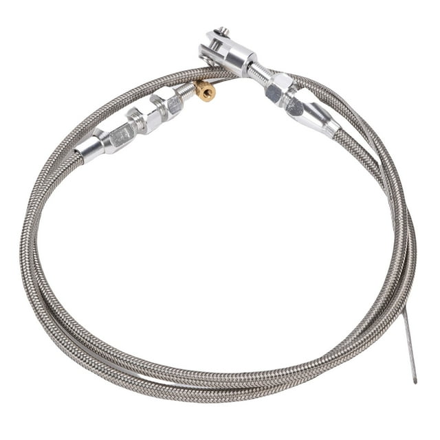Câble d'Accélérateur en Acier Inoxydable, Câble Antirouille Haute Performance Réglable avec Réponse d'Accélérateur Fluide, Coupe pour Ajustement Universel