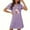 Purple, variant on Tnhcen Women's Halloween Print Plus Size Sleepwear Dress | Soft Big & Tall Sleep Dress for Women | Cozy Home Pajama Set S-2XL