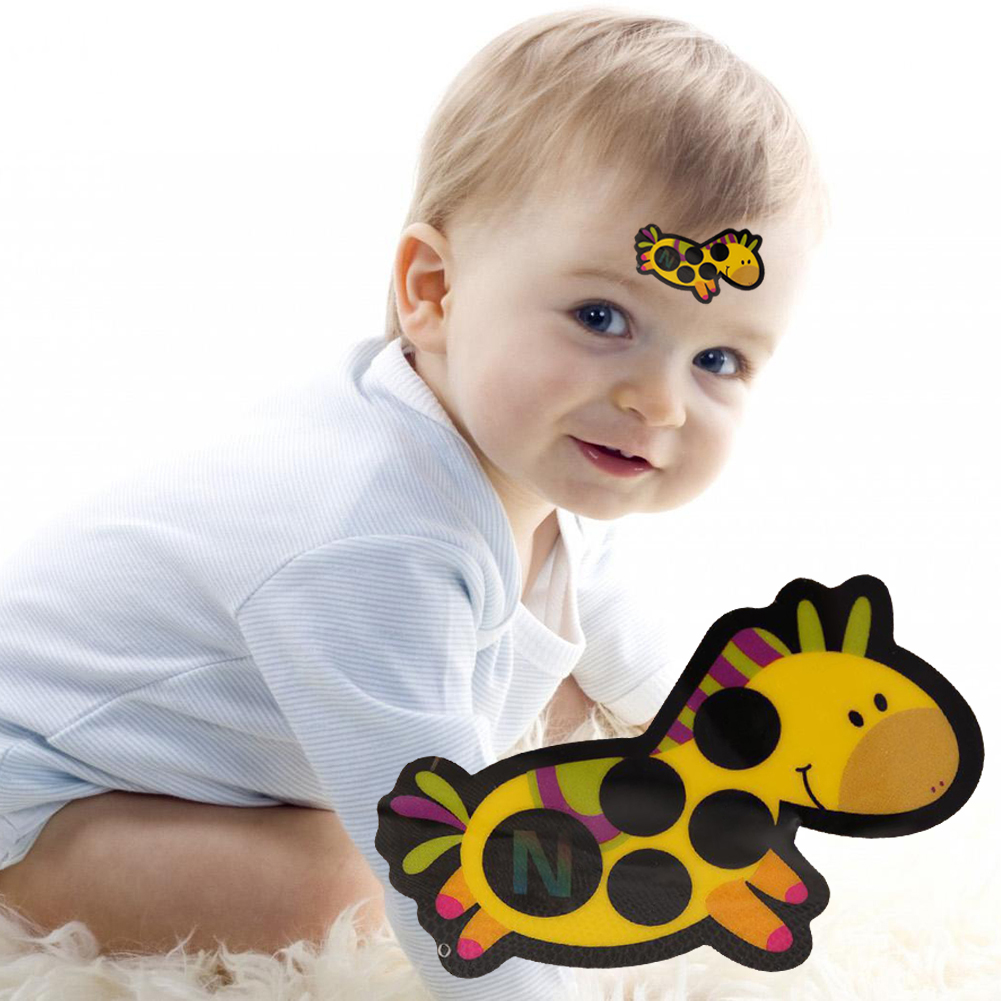 Famure Children's Cartoon Forehead Thermometers LCD Flexible Forehead