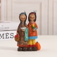 thumbnail image 2 of Estatuillas de resina para niñas y niños indios, 13,5 cm, 2 of 3
