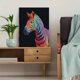 thumbnail image 5 of Qisvanset Blue Monstera Watercolor Canvas Print 12x16 Inch Tropical Art, 5 of 8
