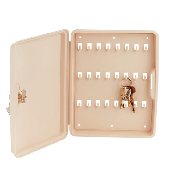 Lucky Line Key Cabinet, Lockable - Wall Mount - 1 Piece, Multicolor