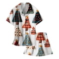 thumbnail image 4 of WEAIXIMIUNG Pajamas For Children Shirt And Pant Matching Set Sleepwear Set With Pockets For Christmas 2-3 Years, 4 of 4