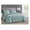 Aqua, Ruffled Edge, variant on Eleanora Queen Bed in a Bag 7-Pieces Ruffled Edge Trim Soft Washed Double Brushed Microfiber Comforter with Sheets Lightweight All Season Bedding Set (Queen, Aqua)
