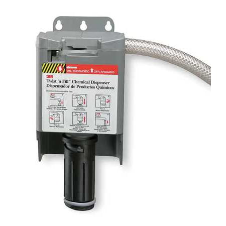 - 3M TWIST'N FILL DISPENSER Wall or Cart Chemical Mixing Dispenser