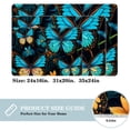 thumbnail image 2 of Butterfly Non-Slip Polyester Office Floor Mat Carpet Rug - Machine Washable, 2 of 6
