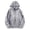Grey, variant on Bibifish Womens Checkered Butterfly Long Sleeve Full Zip Hoodies Soft Oversized Fit Casual Hooded Jackets Street Style Edgy Trendy Outfits