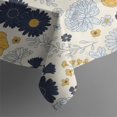 thumbnail image 4 of Pioneer Flower Floral Print Pattern Rectangle Tablecloth 60"x102", Waterproof Polyester Table Cloth, Wipeable Spillproof for Dining Camping Indoor Outdoor, 4 of 6