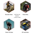 thumbnail image 4 of Bike Frame Tape, Thickened Fade  Decorative PVC Bicycle Frame Protective Sticker for Mountain Road Bikes, 4 of 8