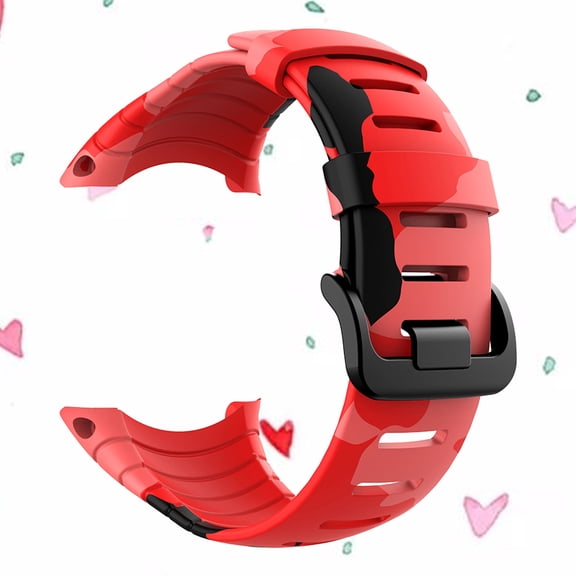 ETEREAUTY Red TPU Replacement Watch Strap for Smartwatch, Fashion Band for Daily Wear, Easy to Install