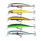 thumbnail image 1 of Señuelos de pesca de 5 uds., señuelos Minnow, señuelo de , ojos 3D, Crankbaits falsos, señuelos de natación biónicos, Swimbaits para platija, 1 of 9
