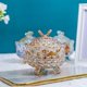 thumbnail image 4 of Caja de dulces de cristal en relieve real con tapa Caja de joyería con patas Tarro de dulces Tarro de galletas Tarros de buffet de dulces de boda Tarro de almacenamiento de cocina (arco iris), 4 of 6