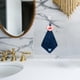 thumbnail image 4 of Toalla de mano de cocina, paño de baño absorbente que previene las bacterias, toalla colgante para B-Azul oscuro, 4 of 9