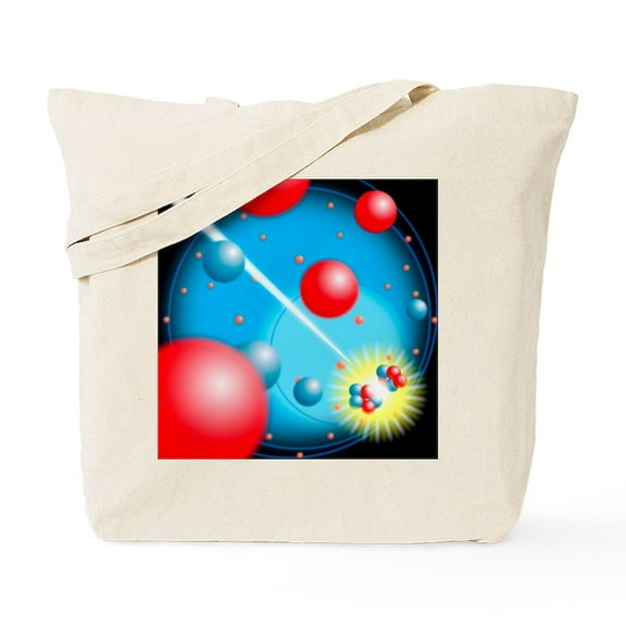 CafePress - Nuclear Fission Tote Bag - Unisex Canvas Tote Bag, Beige, 1-Piece