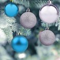 thumbnail image 3 of Flmtop 24Pcs 4/6/8cm Christmas Ball Ornament Baubles Xmas Tree Window Hanging Decor, 3 of 10