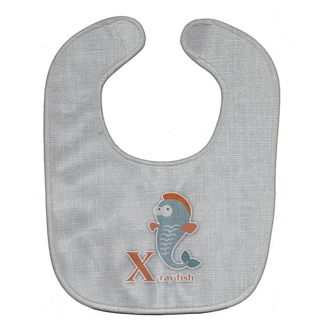 Carolines Treasures BB5749BIB Alphabet X For Xray Fish Baby Bib