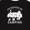 thumbnail image 4 of Inktastic I'd Rather Be Camping Boys or Girls Long Sleeve Toddler T-Shirt, 4 of 5