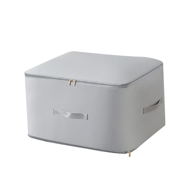 Bolsa organizadora de autocompresión, bolsa de almacenamiento de edredón, bolsa organizadora de embalaje portátil multiusos para ropa de cama, , Gris
