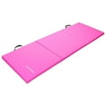 thumbnail image 6 of BalanceFrom 6ft x 2ft x 1.5in 3-Panel All-Purpose Folding Gymnastics Mat, Pink, 6 of 9